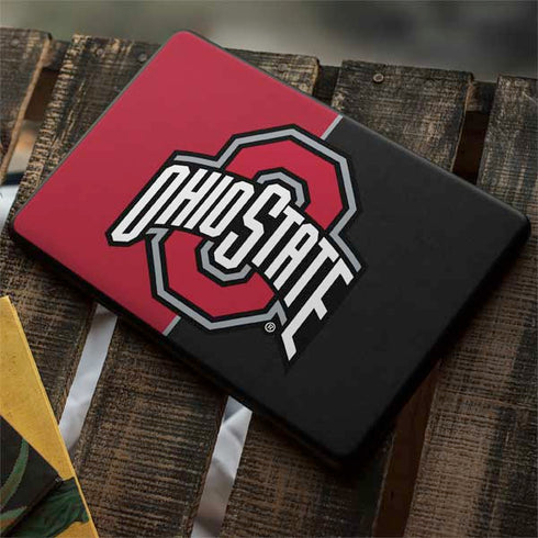 Ohio State University OSU Buckeyes Split Google Pixelbook Go Skin